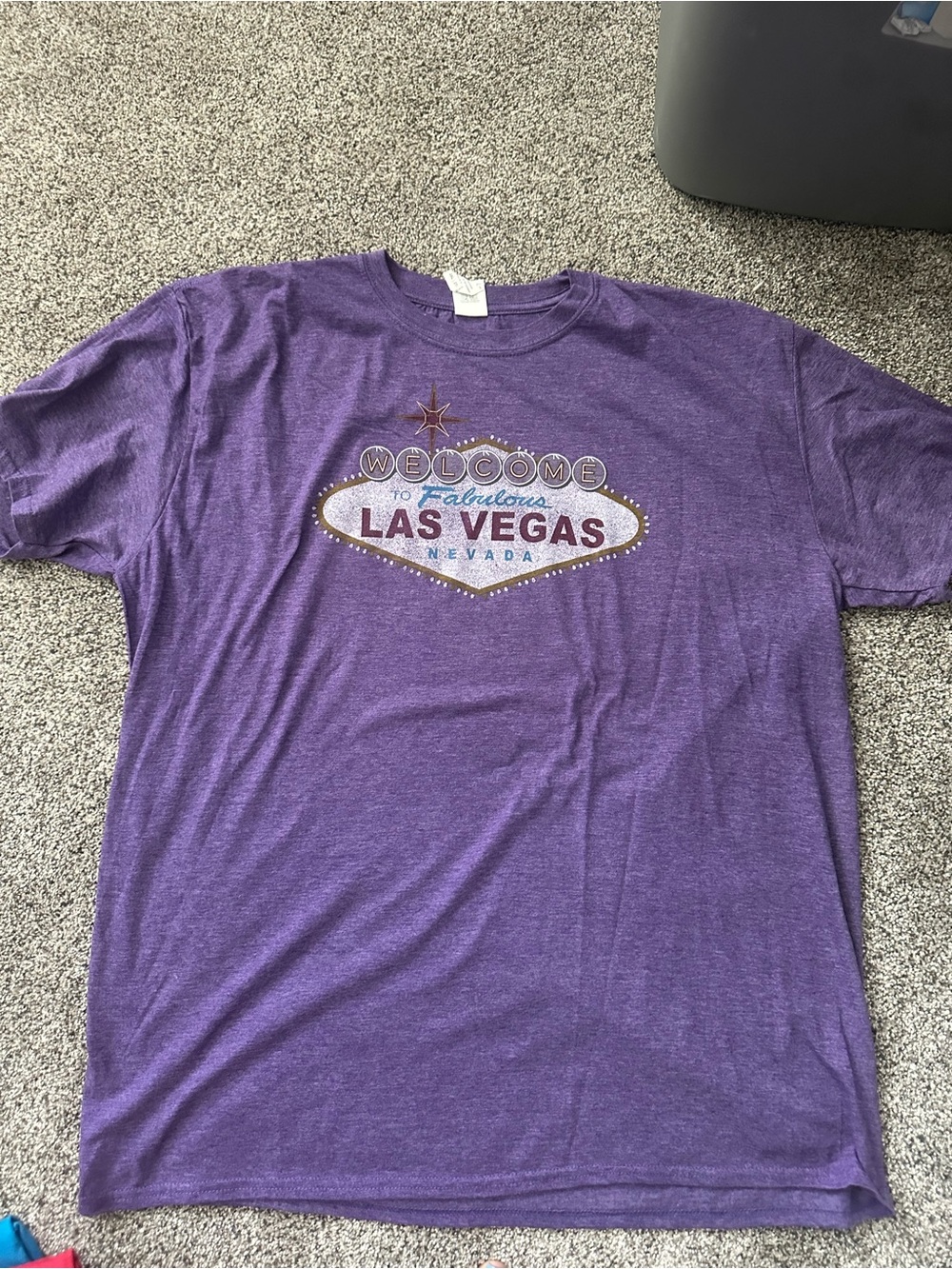 Delta Purple Las Vegas Graphic Short Sleeve Tee